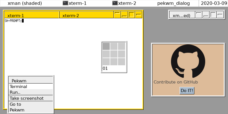 NeoMotif, BeOS variant screenshot