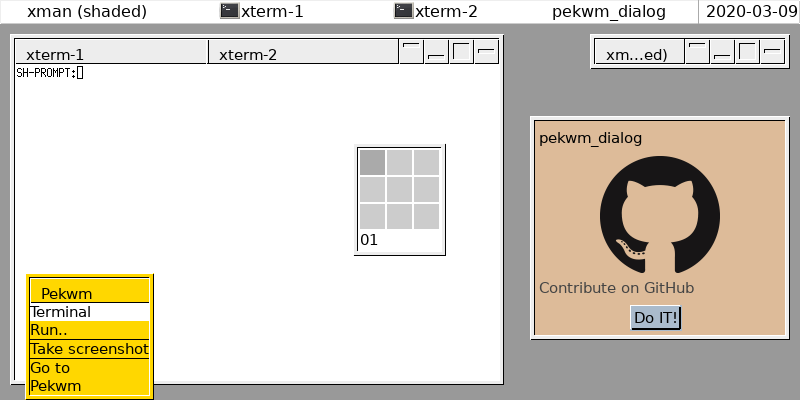 NeoMotif, BeOS variant screenshot