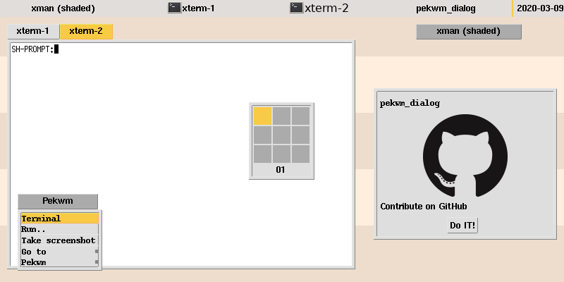 pwm-p, beos variant screenshot